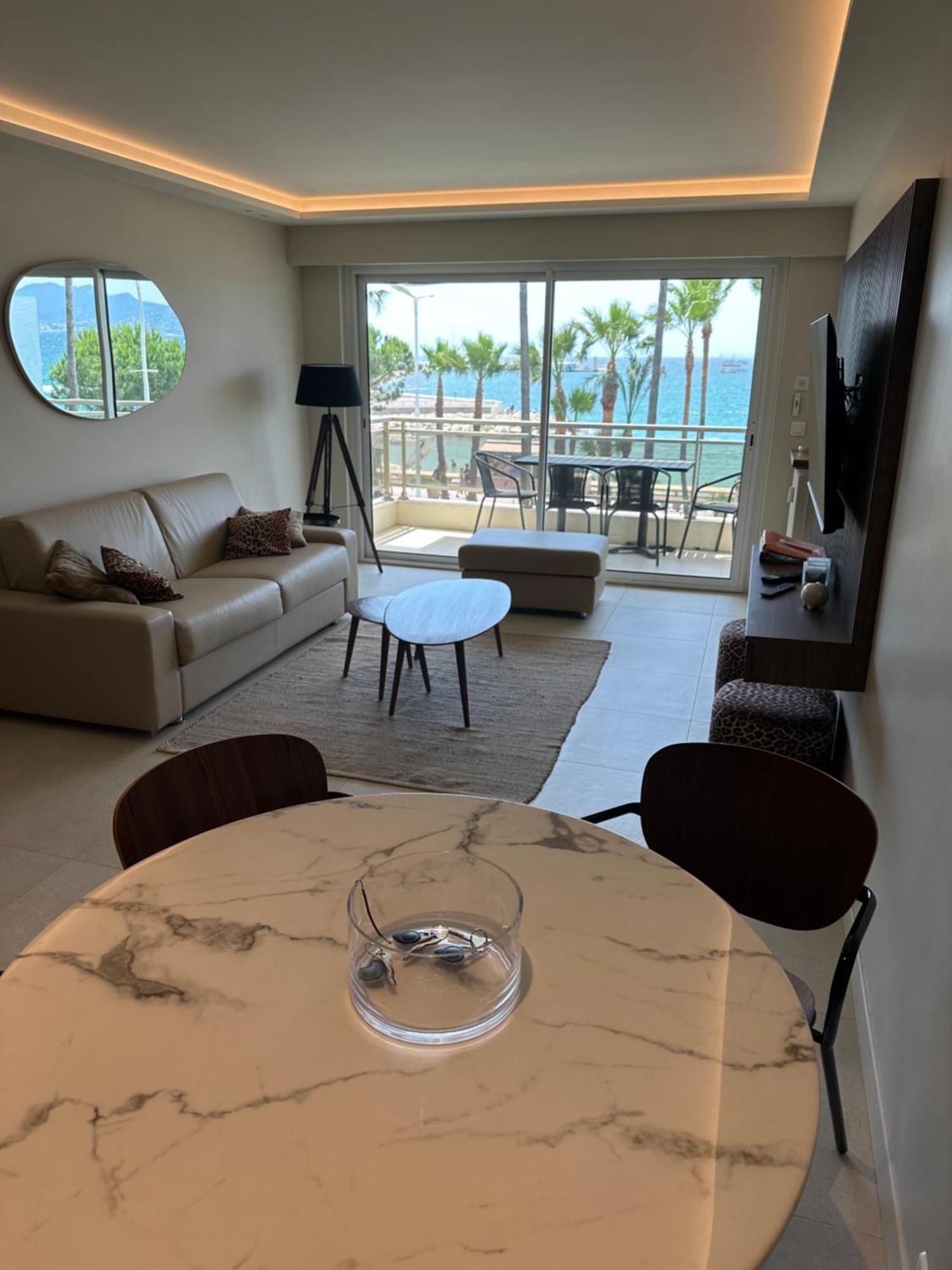 Appartement Rottaro Luxueux 2 Ch 2 Sdb Face A La Mer Cannes Bagian luar foto